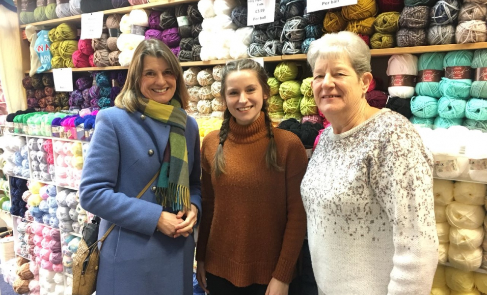 Rachel supports local firms as part of Small Business Saturday