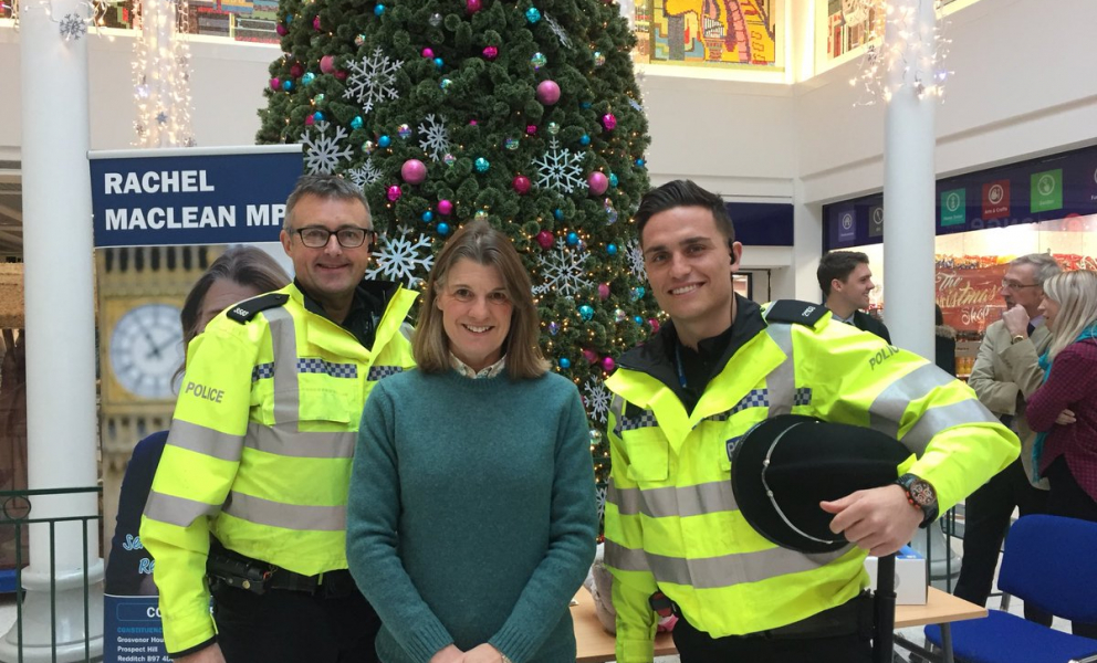Rachel Maclean, MP for Redditch County, has welcomed West Mercia Police’s transformation programme which will result in more police officers patrolling our streets.