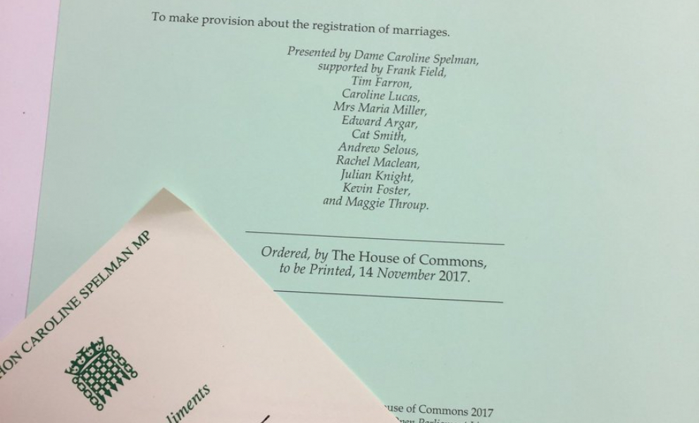 Following a successful cross-party campaign supported by Rachel Maclean, MP for Redditch County, the Home Office is expected to sign off plans to include mothers’ details on marriage certificates.