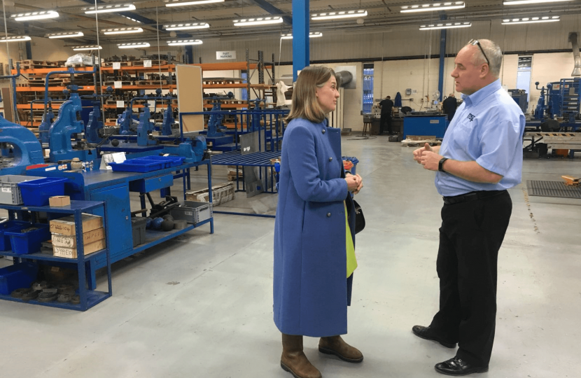 Rachel Maclean, MP for Redditch County, has welcomed a report which found Redditch to be leading the way in business, with more companies in the top 50 fastest-growing in Worcestershire than any other part of the county.