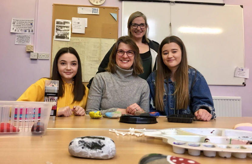 Rachel has praised the work of Redditch Youth and Community Enterprise’s (RYCE) brand-new project which aims to boost the confidence of children who have communication and mental health difficulties. 