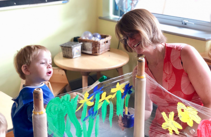 Rachel has praised Holly Trees Day Nursery for their ‘outstanding’ Ofsted rating following her visit to the nursery.