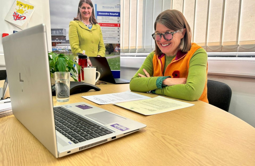 Rachel held a virtual meeting with the new Acute Trust Chief Executive
